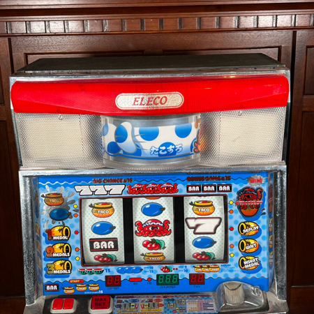 激レア！TACO SLOT 3枚パネルセット ELECO TACO SLOT MACHINE