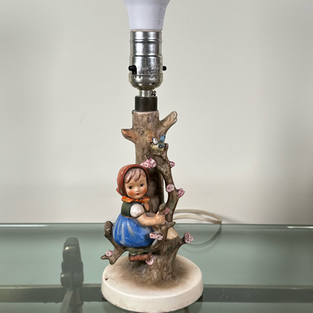 GOEBEL HUMMEL FIGURINE/LAMP - 