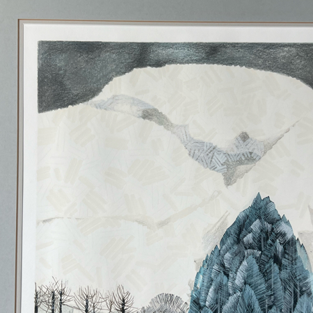 yasue絵画 YASU EGUCHI (JAPANESE, B. 1938) SERIGRAPH