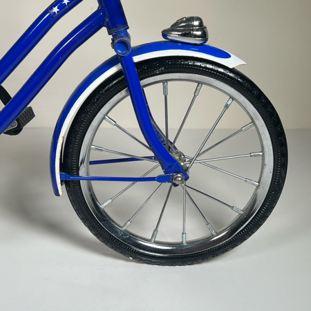 Popular American Girl Molly Blue Cruiser Bicycle with Basket Retired